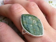 silver agate ring 1